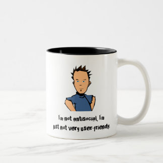 gebruikersvriendelijk tweekleurige koffiemok