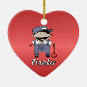 Gebruiksklare gebruiksklare plug keramisch ornament