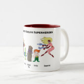 Gebruiksloze superhelden Mok (Voorkant rechts)