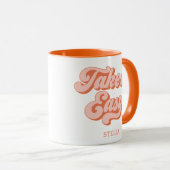 , gebruiksvriendelijke retro-stijl mok (Voorkant rechts)