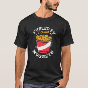 Gebruikt door kipnuggets gebakken snack Nuggies Te T-shirt