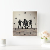 Gebruikt om een lijndans te zijn vierkante klok (Huis)