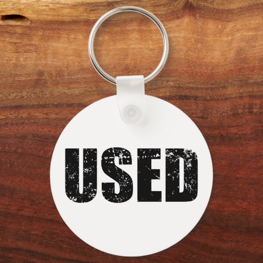 GEBRUIKT SLEUTELHANGER (Voorkant)