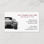 Gebruikt Visitekaartje voor autodealers (Voorkant)