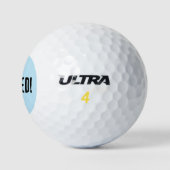 Gebruikte aangepaste golfbal golfballen (Logo)