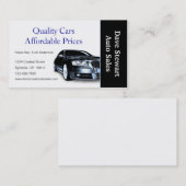 Gebruikte autodealer visitekaartje (Voorkant / Achterkant)