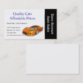 Gebruikte autodealer visitekaartje (Voorkant / Achterkant)