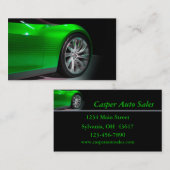 Gebruikte autodealer visitekaartje (Voorkant / Achterkant)