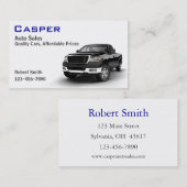 Gebruikte autodealer visitekaartje (Voorkant / Achterkant)