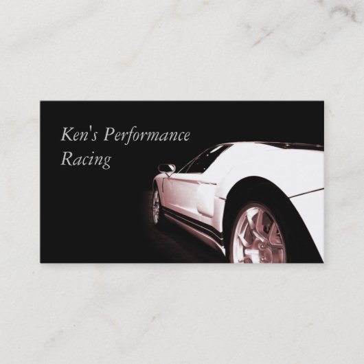 Gebruikte autodealer visitekaartje (Voorkant)