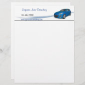 Gebruikte autoservice custom briefhoofd (Voorkant / Achterkant)