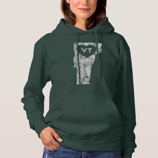 Gebruikte I Love Vermont Women's Hooded Sweatshirt (Voorkant)