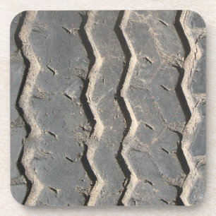 Gebruikte vrachtband bier onderzetter