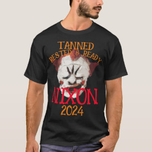 Gebruind Uitgerust & Klaar NIXON 2024 President T-shirt