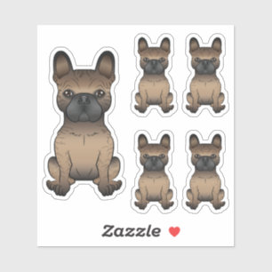 Gebruinde Franse Bulldog / Franse Bulldog Zacht Te Sticker