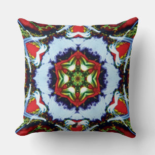 Gebruinde Kaleidoscoop Kussen