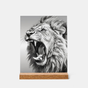 Gebrul van de Leeuw Acryl Bord
