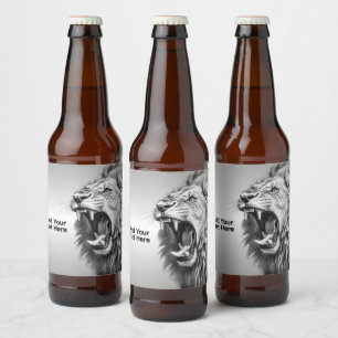 Gebrul van de leeuw bier etiket