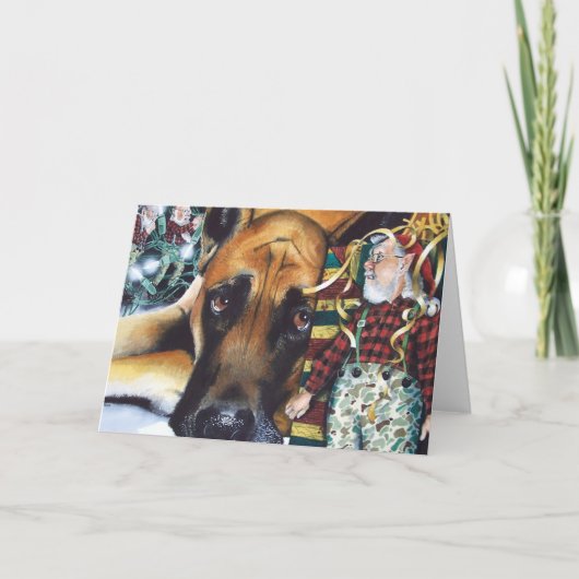 Gecamoufleerd Feestdagen Kaart (Voorkant)