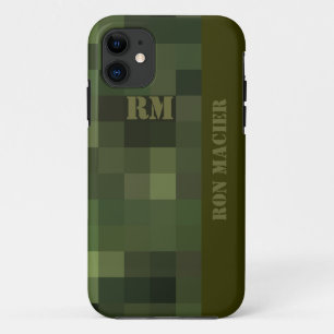 gecamoufleerd, groen iPhone 11 hoesje
