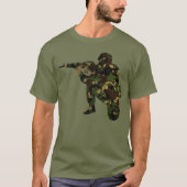 gecamoufleerde soldaat t-shirt (Voorkant)