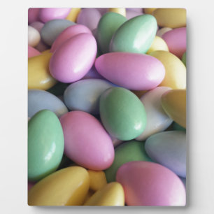 Gecandeerde amandelen fotoplaat