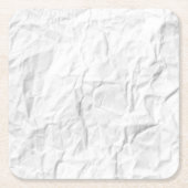 Gecaseerd papier vierkante kartonnen onderzetter (Voorkant)