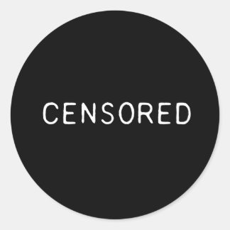 gecensureerde sticker