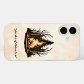 "Gecentreerd kampvuurontwerp" Case-Mate iPhone Case (Achterkant (horizontaal))