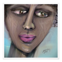 Gecentreerd Persoonlijkheid Portret Modern Vrouwel