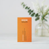 Gecentreerd Type/Textielverloop Visitekaartje (Staand voorkant)