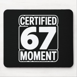 Gecertificeerd 67 Moment Vet Retro Typografie Ontw Muismat