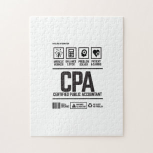 gecertificeerd accountant-CPA Legpuzzel