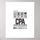 gecertificeerd accountant-CPA Poster (Voorkant)