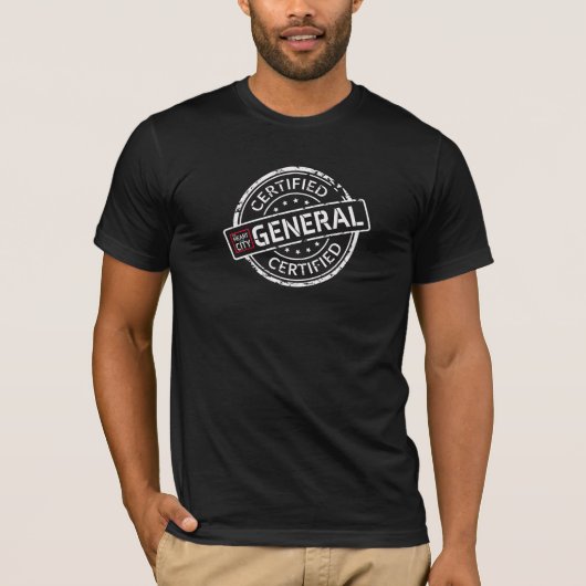 Gecertificeerd algemeen T-shirt (Voorkant)