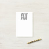 Gecertificeerd Athletic Trainer AT Post-it® Notes (Op bureau)