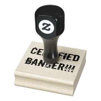 GECERTIFICEERD BANGER!!! STAMP RUBBERSTEMPEL
