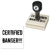 GECERTIFICEERD BANGER!!! STAMP 	RUBBERSTEMPEL (Gestempeld)