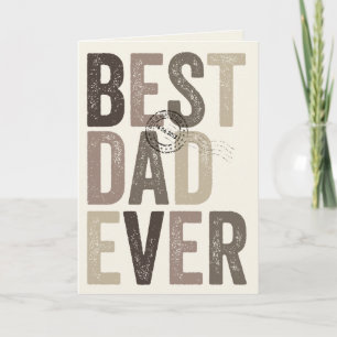 Gecertificeerd Beste Papa Ooit Vaderdag / Verjaard Kaart