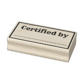 Gecertificeerd door Rubberstempel Rubberstempel (Stempel)