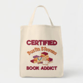 Gecertificeerd Dustin Stevens Book Addict Tote Bag (Voorkant)