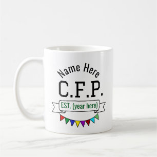 Gecertificeerd financieel planner CFP gepersonalis Koffiemok