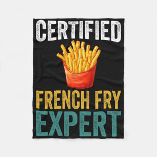 Gecertificeerd Franse Friet Expert Trump Fast Food Fleece Deken