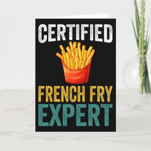Gecertificeerd Franse Friet Expert Trump Fast Food Kaart