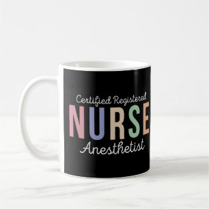 Gecertificeerd geregistreerd neurosesthetist CRNA Koffiemok