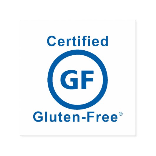 Gecertificeerd Gluten-vrij symbool Zelfinktende Stempel (Design)
