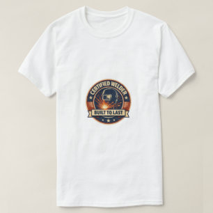 Gecertificeerd Lasser Gebouwd Om Te Duren Vintage T-shirt