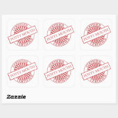 Gecertificeerd - POTTY MOUTH Vierkante Sticker (Vel)