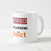 GECERTIFICEERD PROGRAMMEERVERSLAAFD EXTRA GROTE BEKER (Voorkant rechts)
