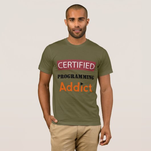 GECERTIFICEERD PROGRAMMEERVERSLAAFD T-SHIRT (Voorkant volledig)